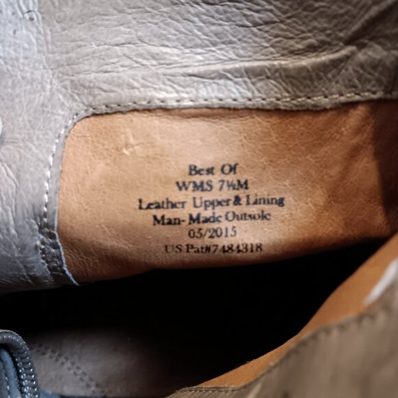 Gentle Souls leather Best Of moto boot in mushroom - size 7.5 - Picture 9 of 9